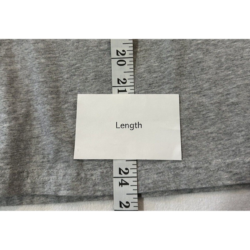 Vineyard Vines Shirt Women's M Yeti Whale Pocket Gray Long Sleeve 100% Cotton - Picture 6 of 7